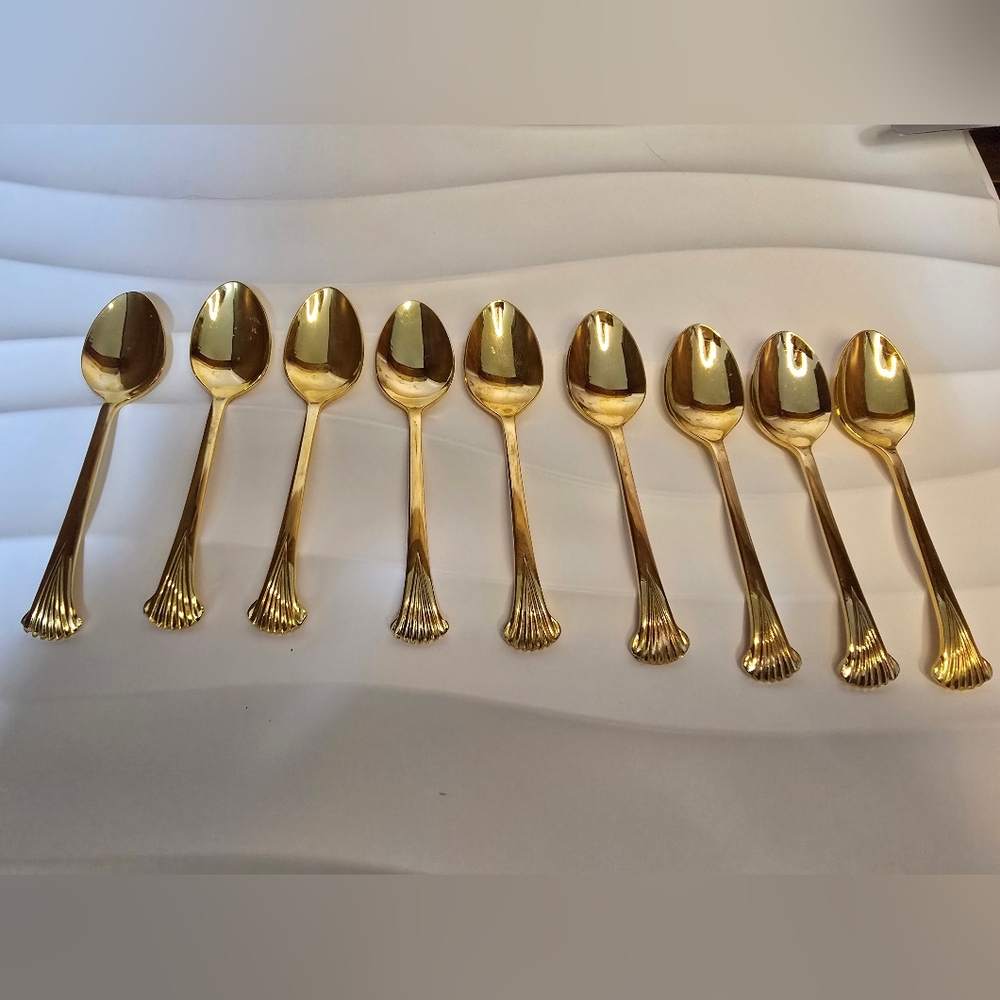 Flatware Spoons from the "Supreme" pattern by Towle, manufactured in Japan.